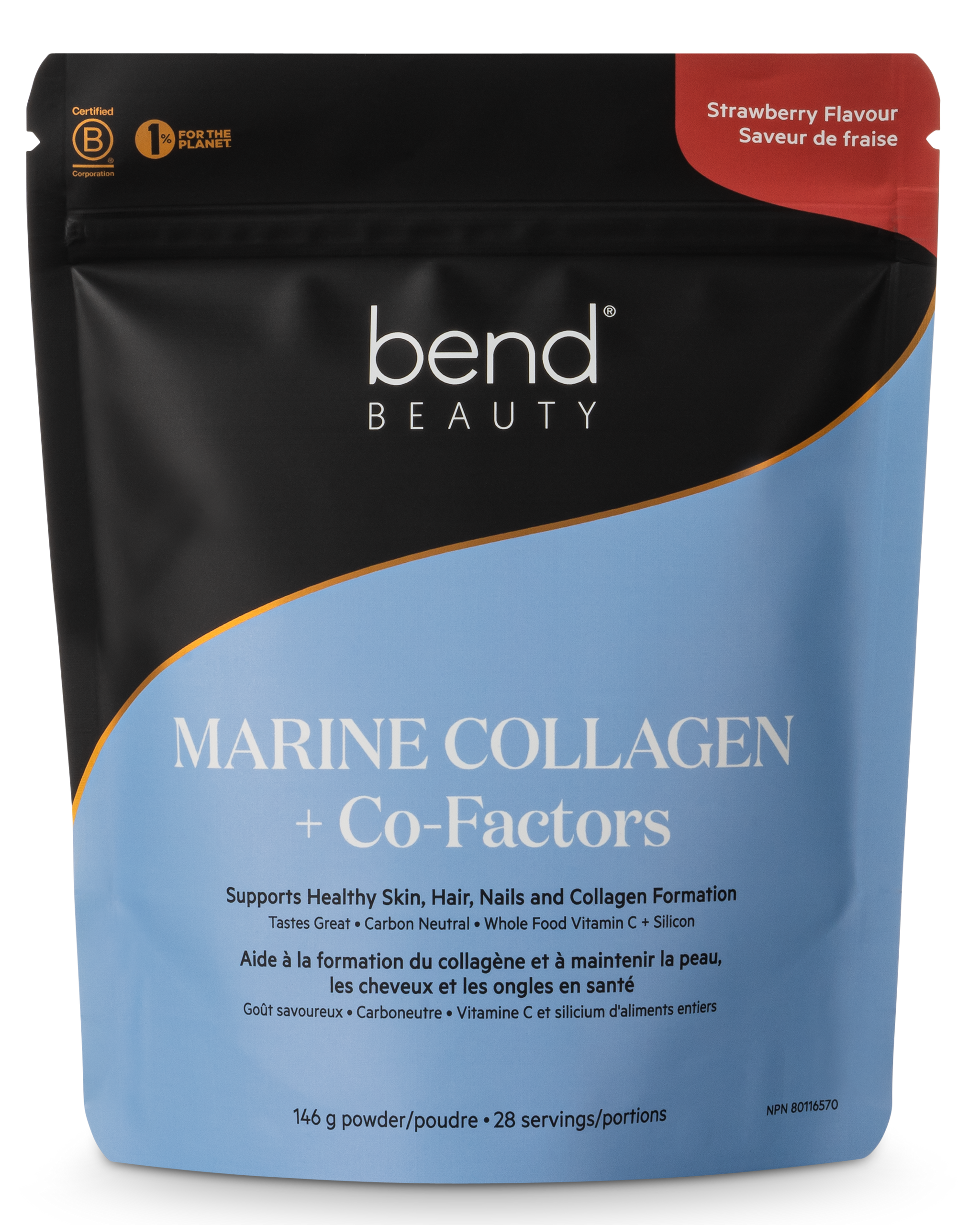 Collagène marin + Co-facteurs de Bend Skincare