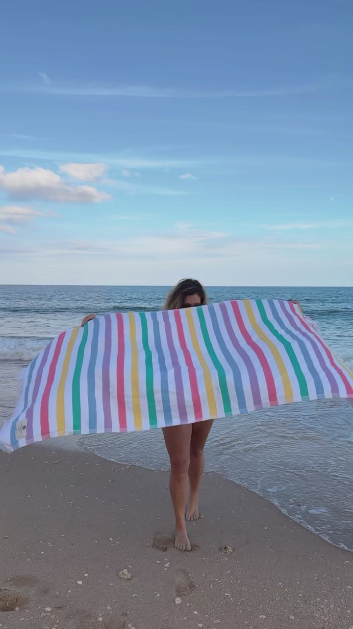 Rainbow Towel – a burst of colors and good vibes