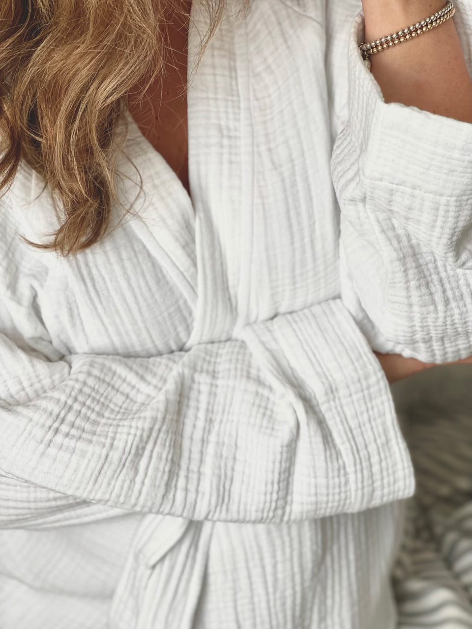 BELLA bathrobe - White