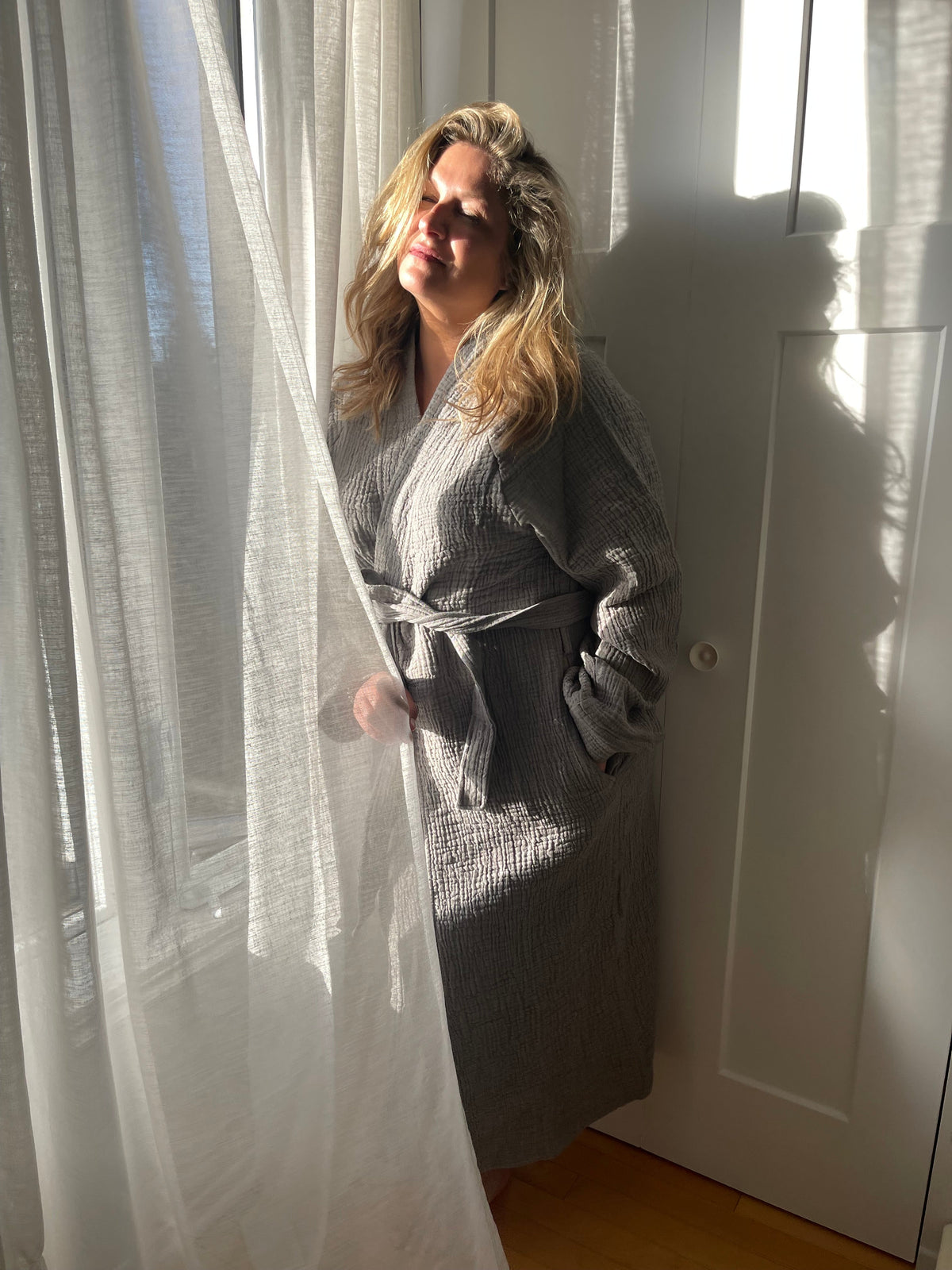 Peignoir BELLA – Charbon